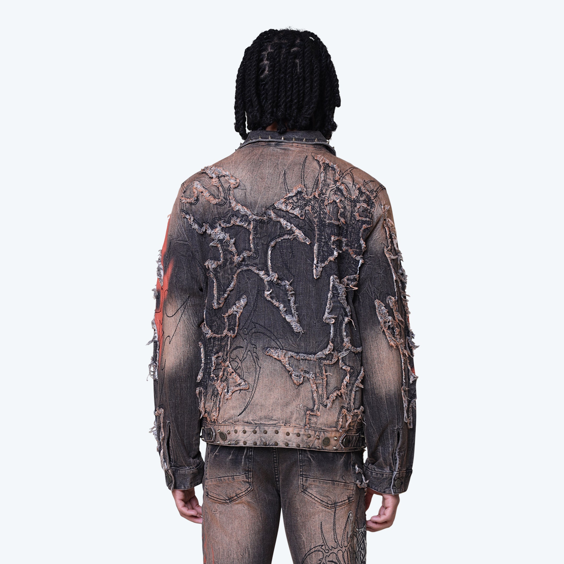 Ascended Denim Jacket - Cherry Wood