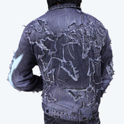 Ascended Denim Jacket - Paisley Black