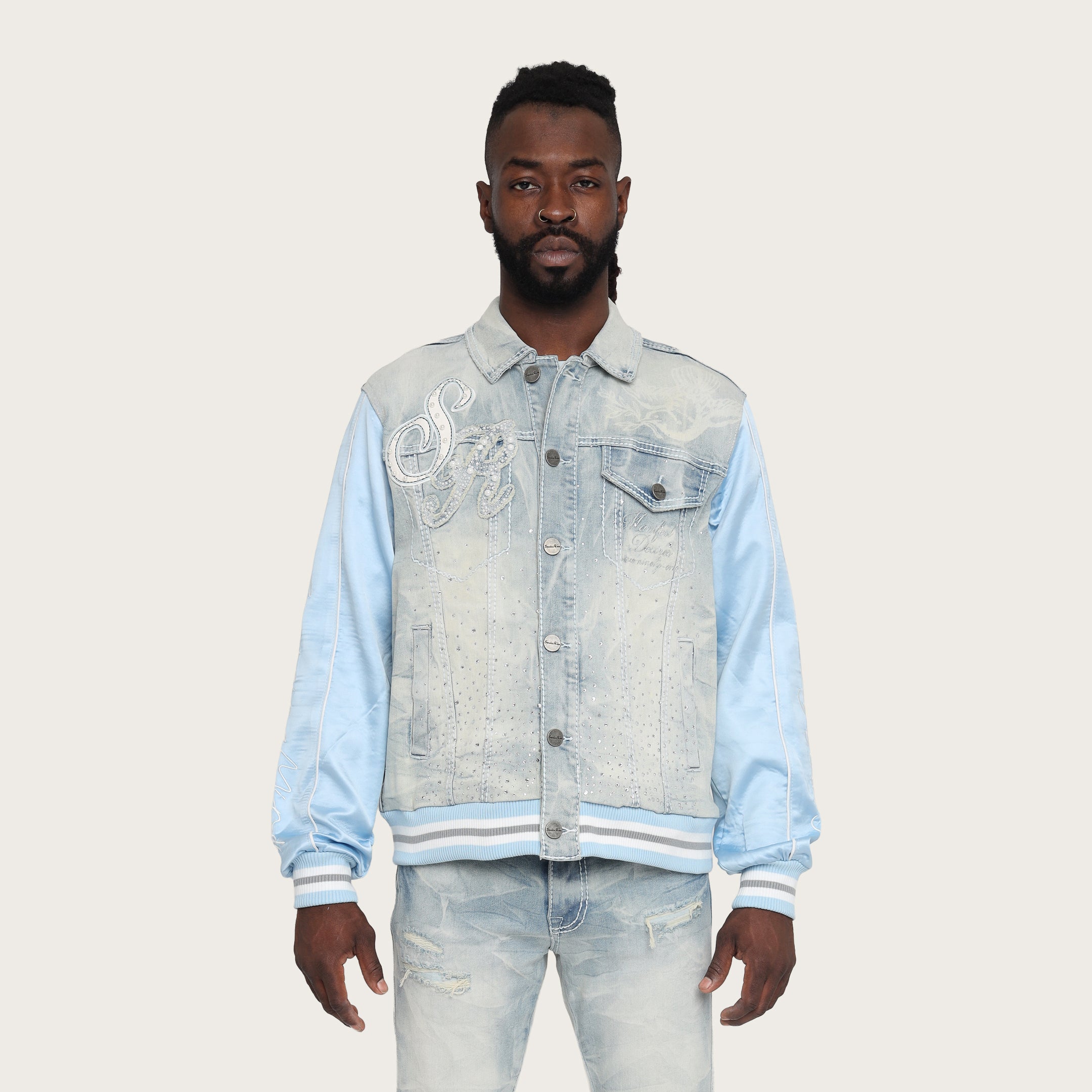 Visionary Jean Jacket - Brant Blue