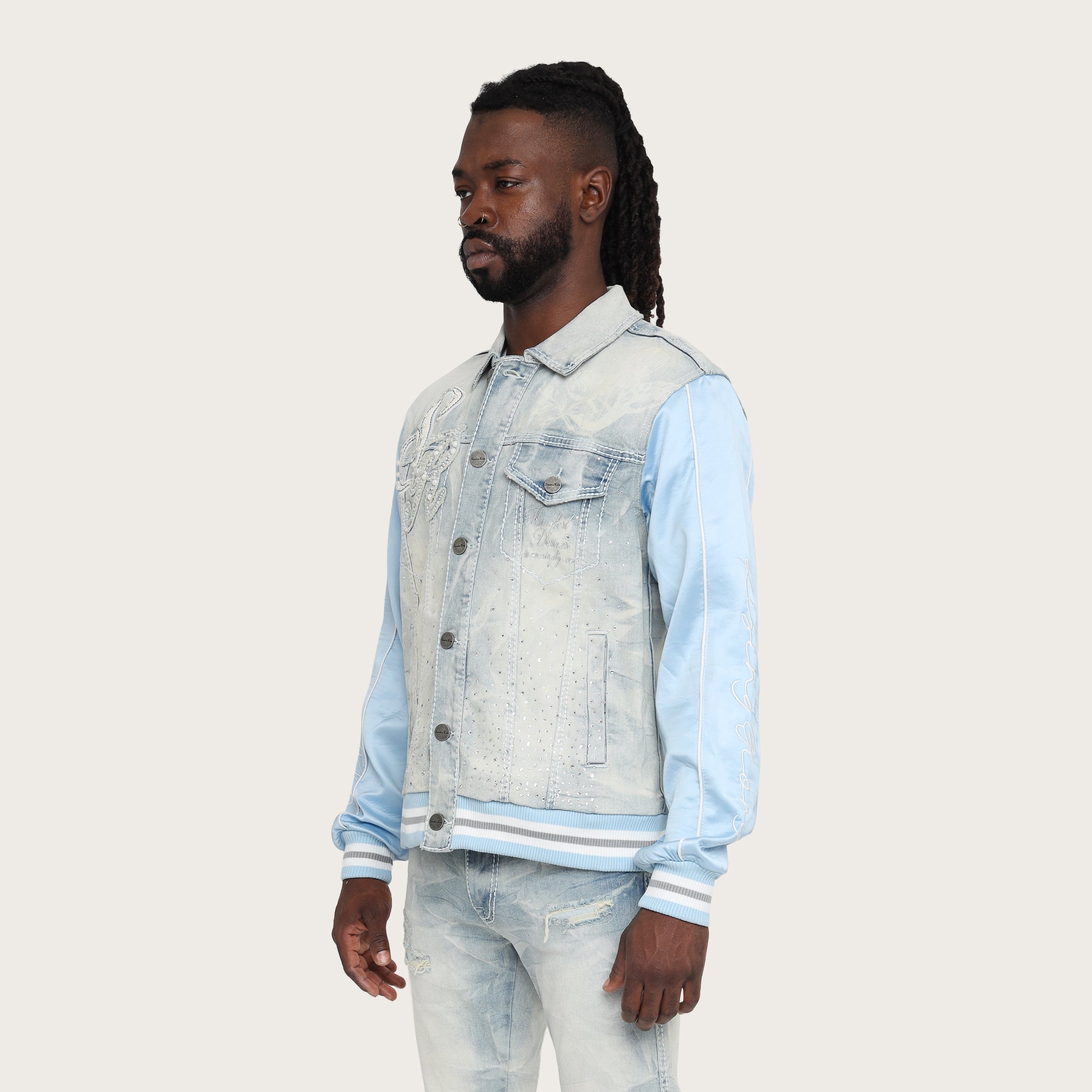 mlvince inncence nyc denim jacket M 新品 Visionary Jean Jacket - Brant Blue – Smoke Rise NY