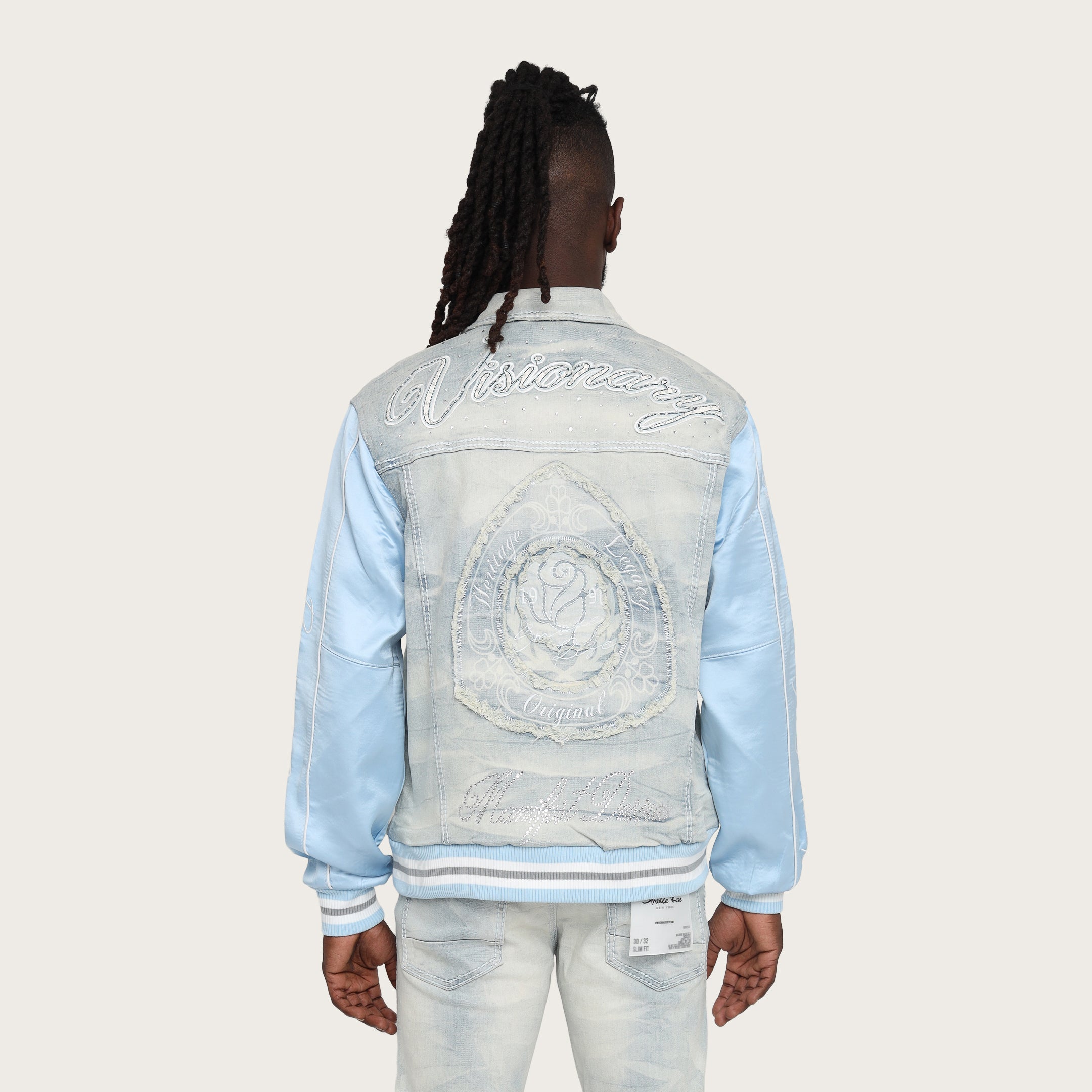 Visionary Jean Jacket - Brant Blue