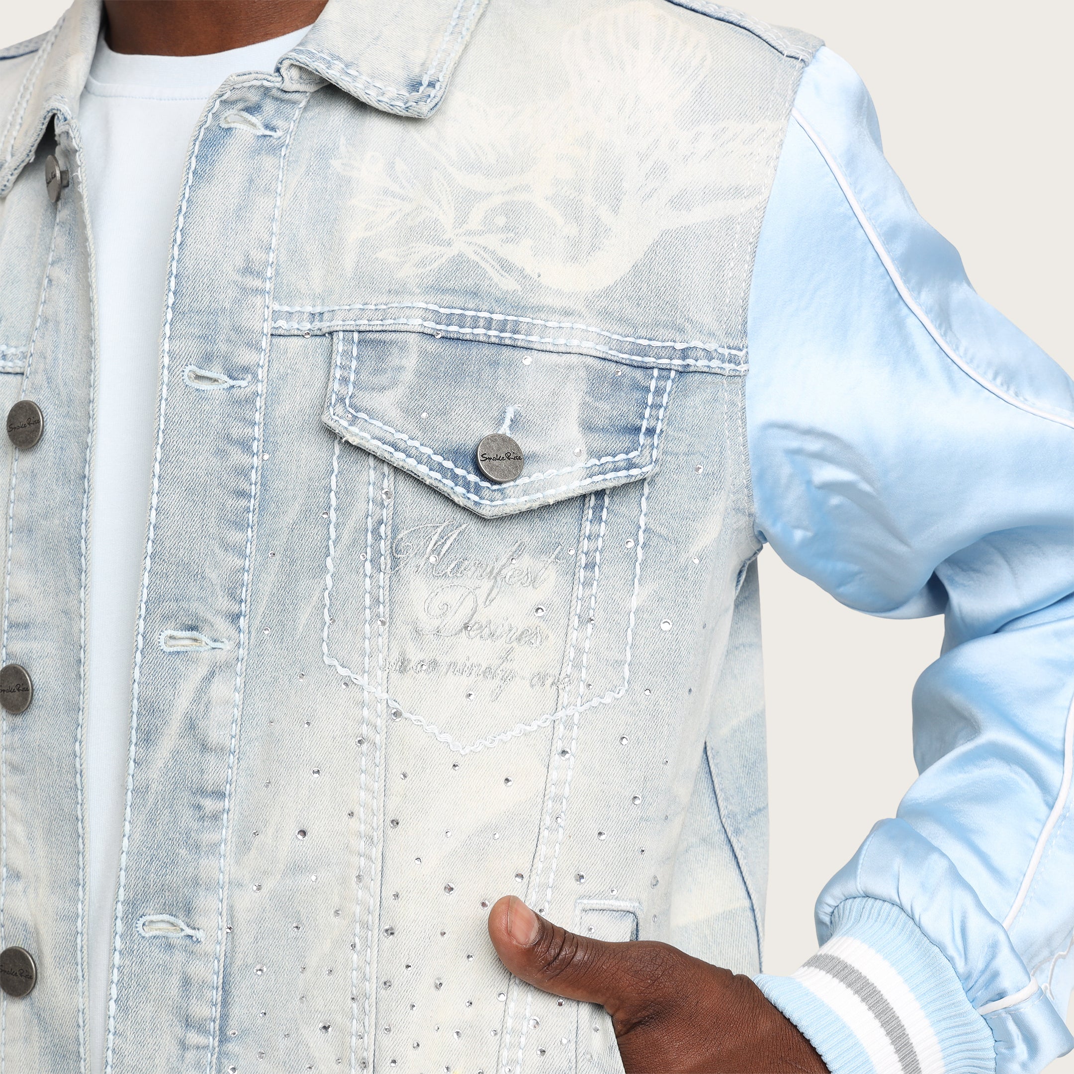 Visionary Jean Jacket - Brant Blue