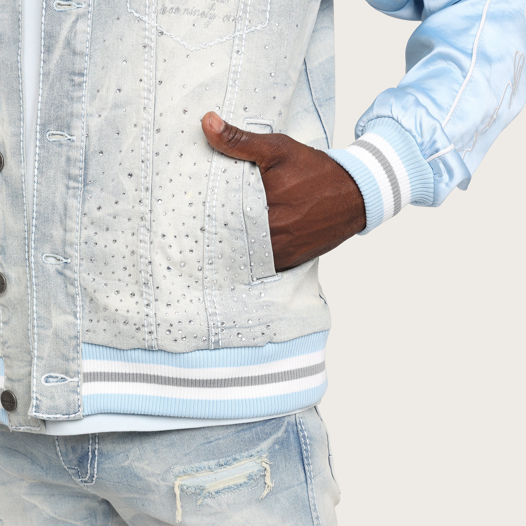 Visionary Jean Jacket - Brant Blue