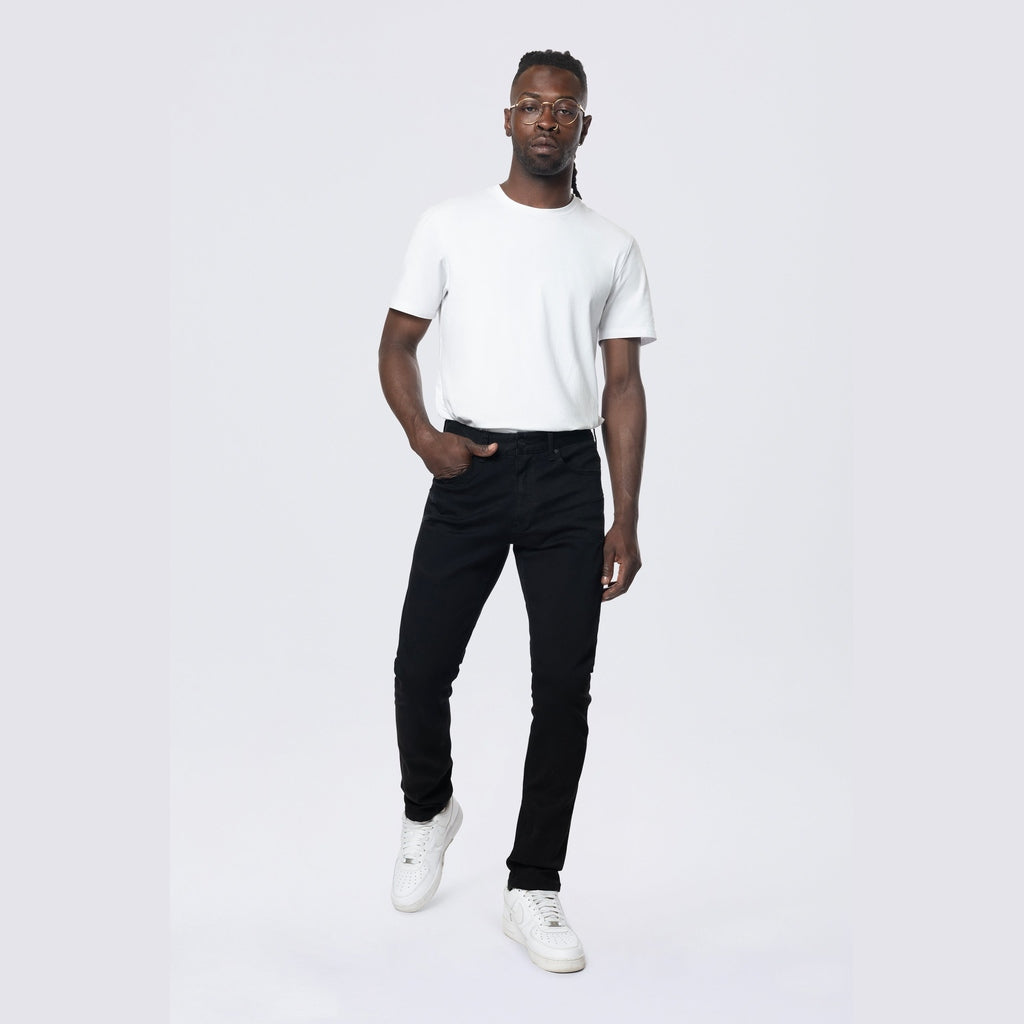 Smoke Rise Slim Essential Clean Jean - Jet Black