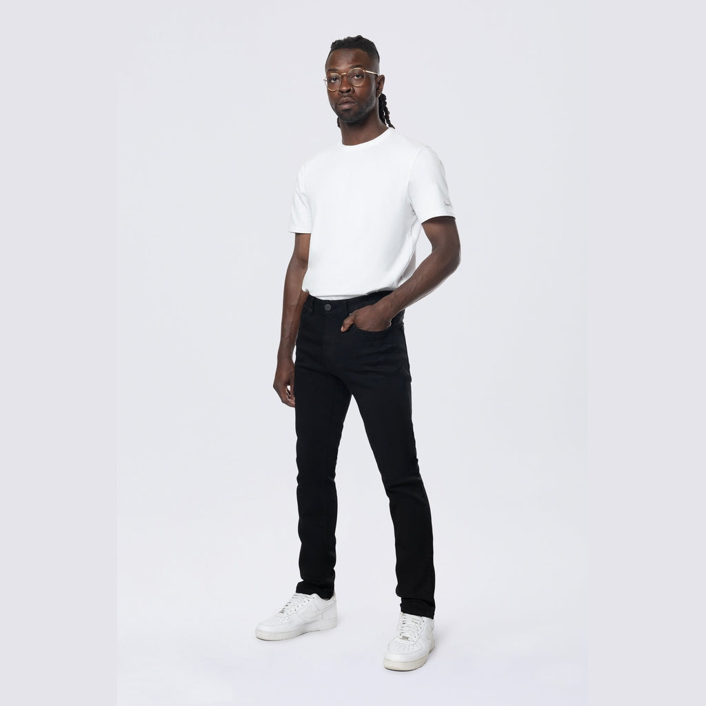 Smoke Rise Slim Essential Clean Jean - Jet Black