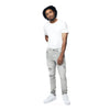 Lightning Effect Denim Jeans - Cloud Grey