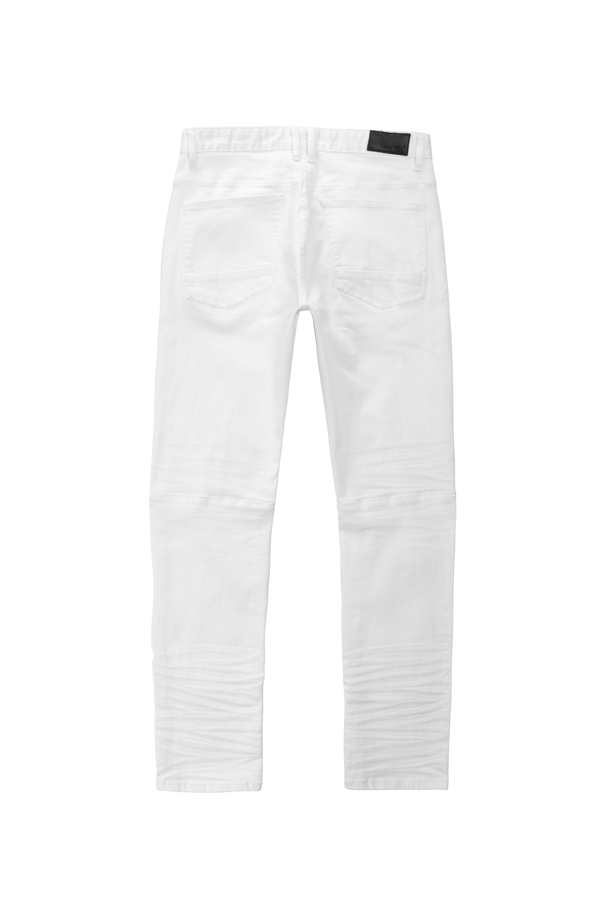 Rip & Repaired Denim Jeans - White