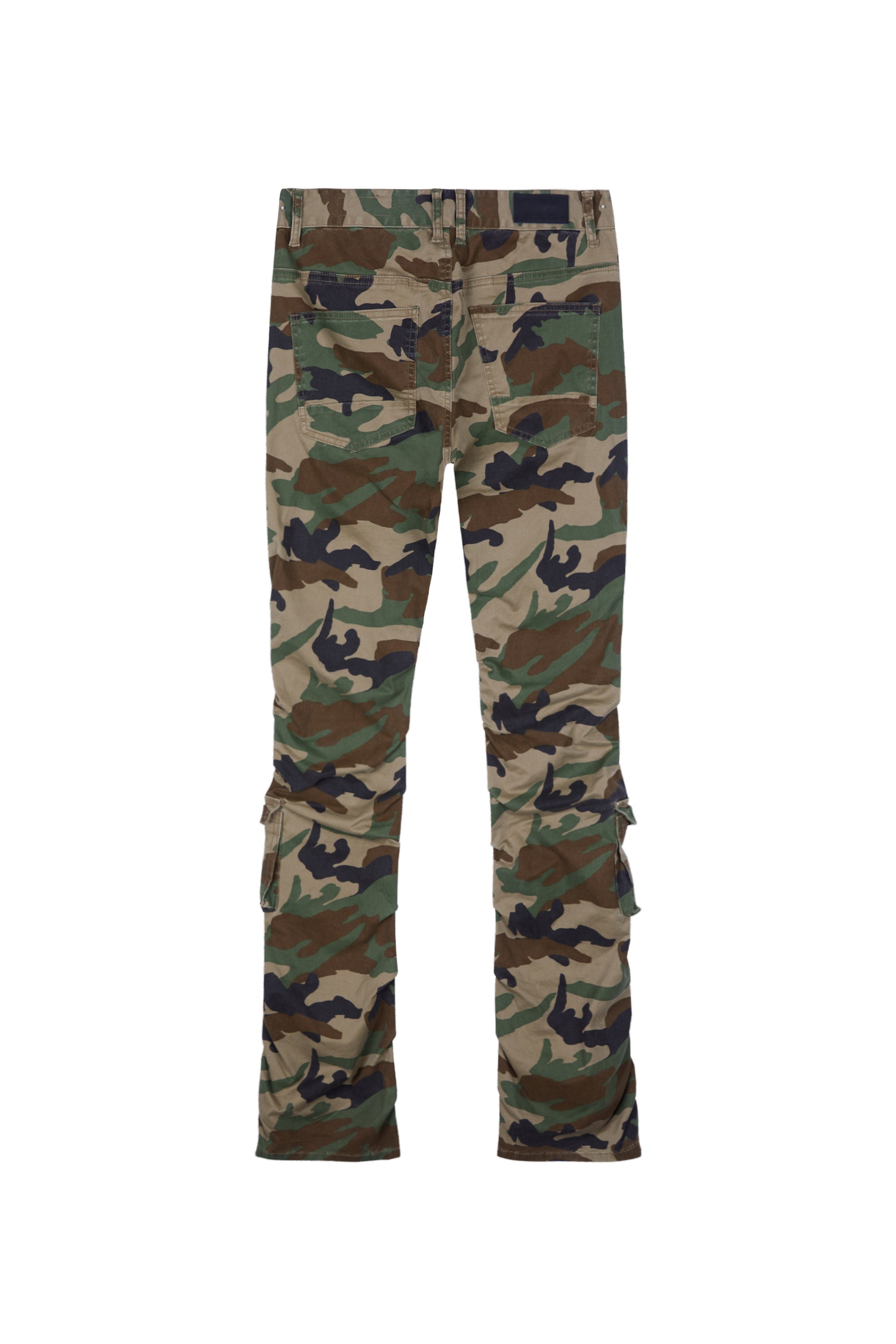 Stacked Utility Twill Pants - Wood Camo