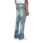 Stacked Utility Denim Jeans