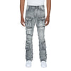 Stacked Utility Denim Jeans