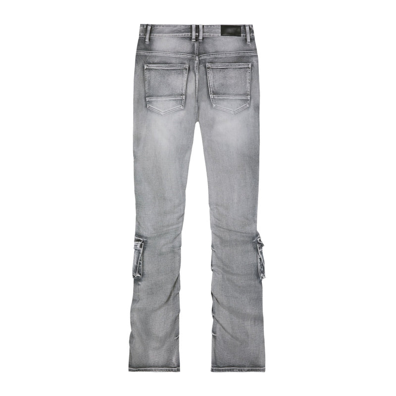 Stacked Utility Denim Jeans