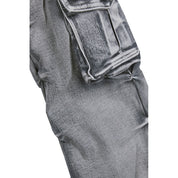 Smoke Rise Stacked Utility Denim Jeans - Union Grey