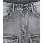Stacked Utility Denim Jeans