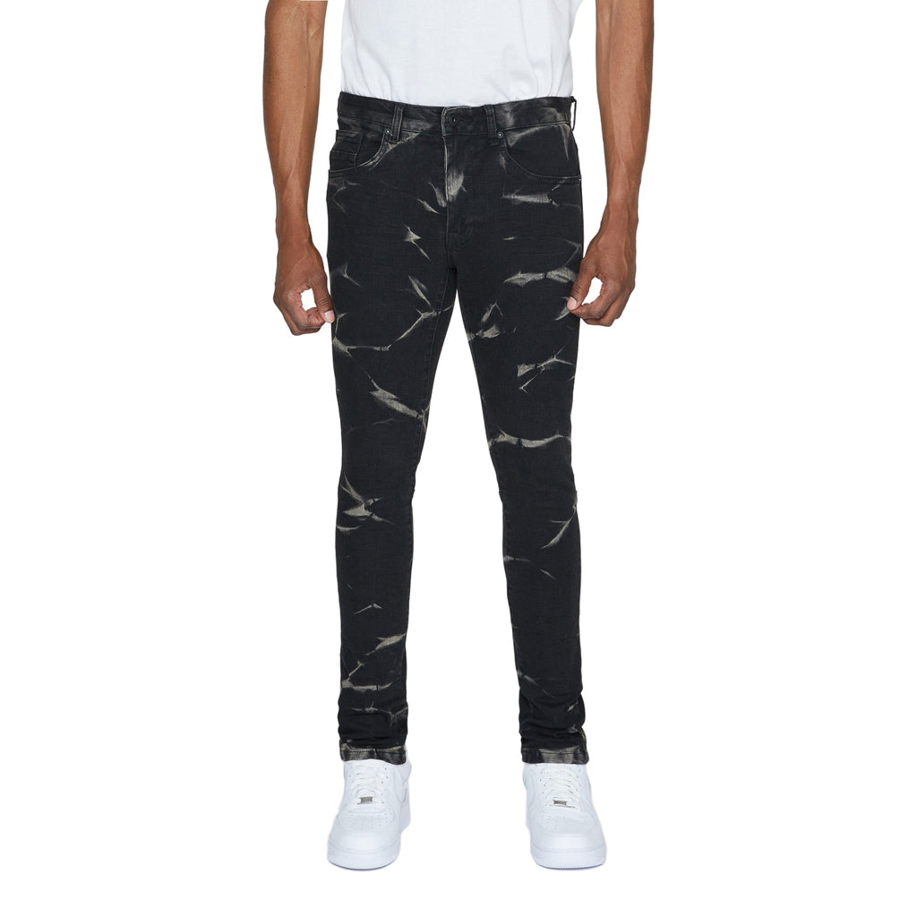 Smoke Rise Lightning Effect Jeans - Stout