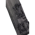 Letter Applique Jeans