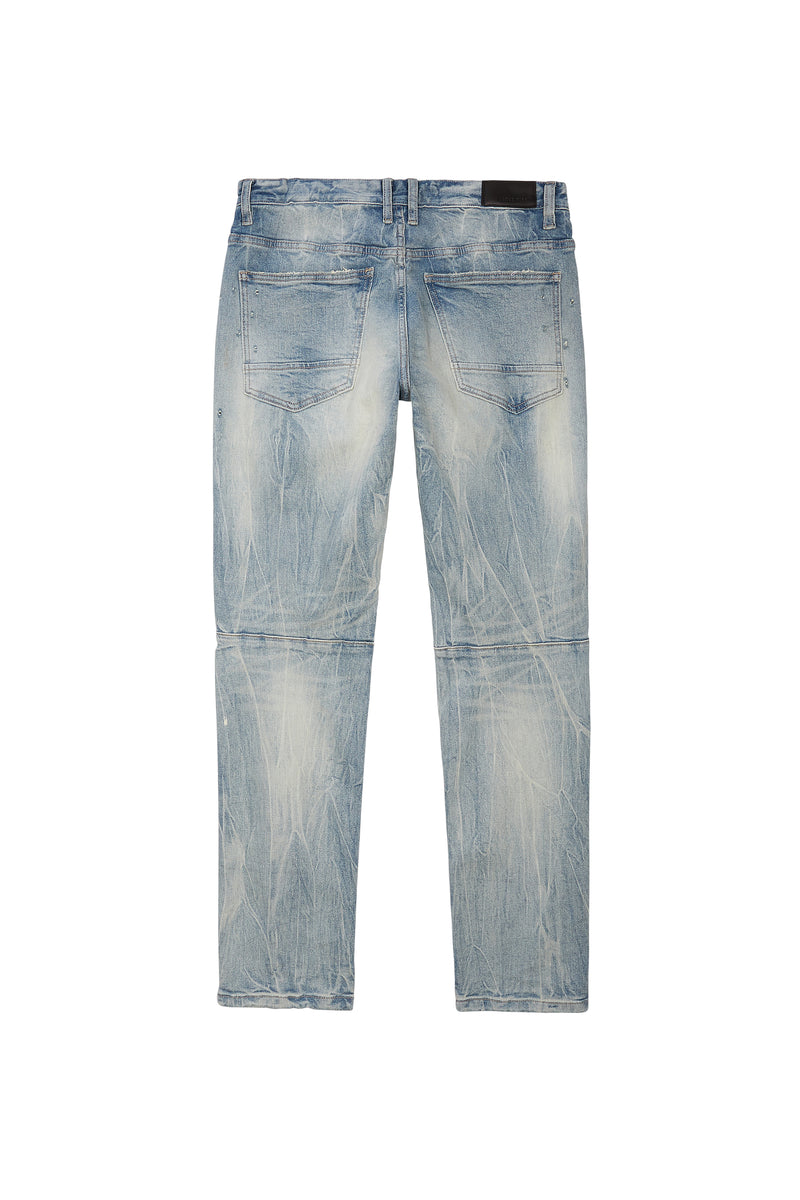 Rip And Repair Denim Jeans - Geneva Blue