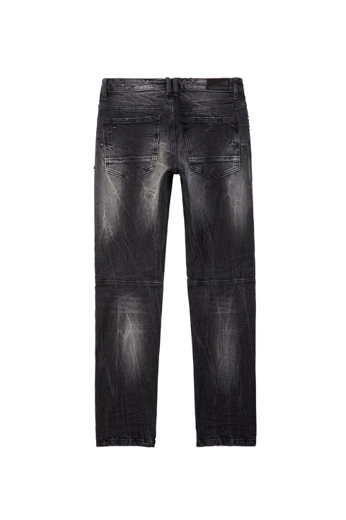 Rip And Repair Denim Jeans - Moon Black