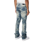 Smoke Rise Essential Stacked Denim Jeans - Hunter Blue