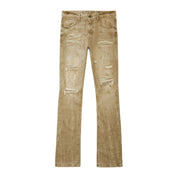 Smoke Rise Essential Stacked Denim Jeans - Light Oak