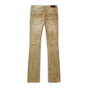 Smoke Rise Essential Stacked Denim Jeans - Light Oak