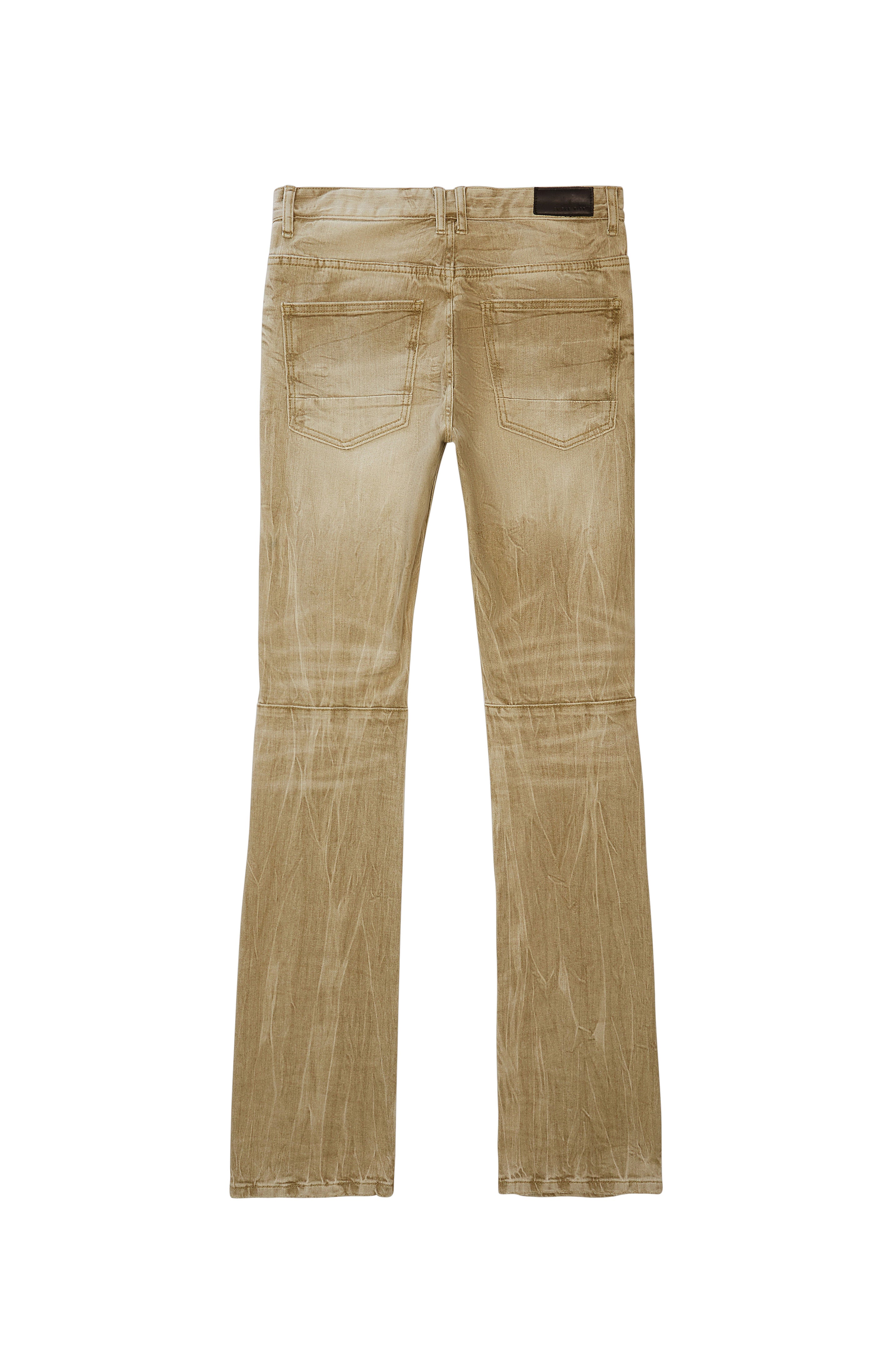 Essential Stacked Denim Jeans - Light Oak