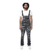 Smoke Rise Stacked Utility Denim Overalls - Gail Black