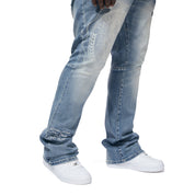 Smoke Rise Big and Tall Big And Tall Varsity Denim Jeans - Canal Blue