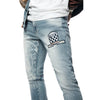 Varsity Denim Jeans - Canal Blue
