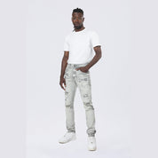 Smoke Rise Slim Vintage Washed Jeans - Breezy Grey