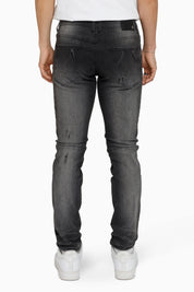 Vintage Washed Jeans - Kuma Black