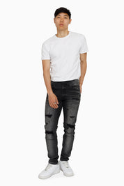 Vintage Washed Jeans - Kuma Black