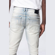 Smoke Rise Slim Vintage Washed Jeans - Ombre Blue