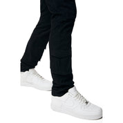 Smoke Rise 10 Pocket Slim Twill Pants - Black