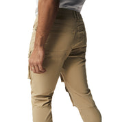 Smoke Rise 10 Pocket Slim Twill Pants - Khaki