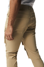 10 Pocket Slim Twill Pants - Khaki