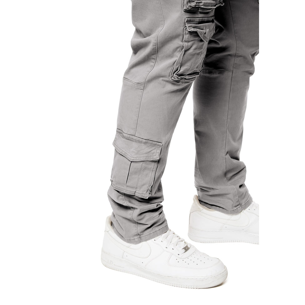 Smoke Rise Big and Tall Big and Tall - 10 Pocket Twill Pants - Ultimate Grey