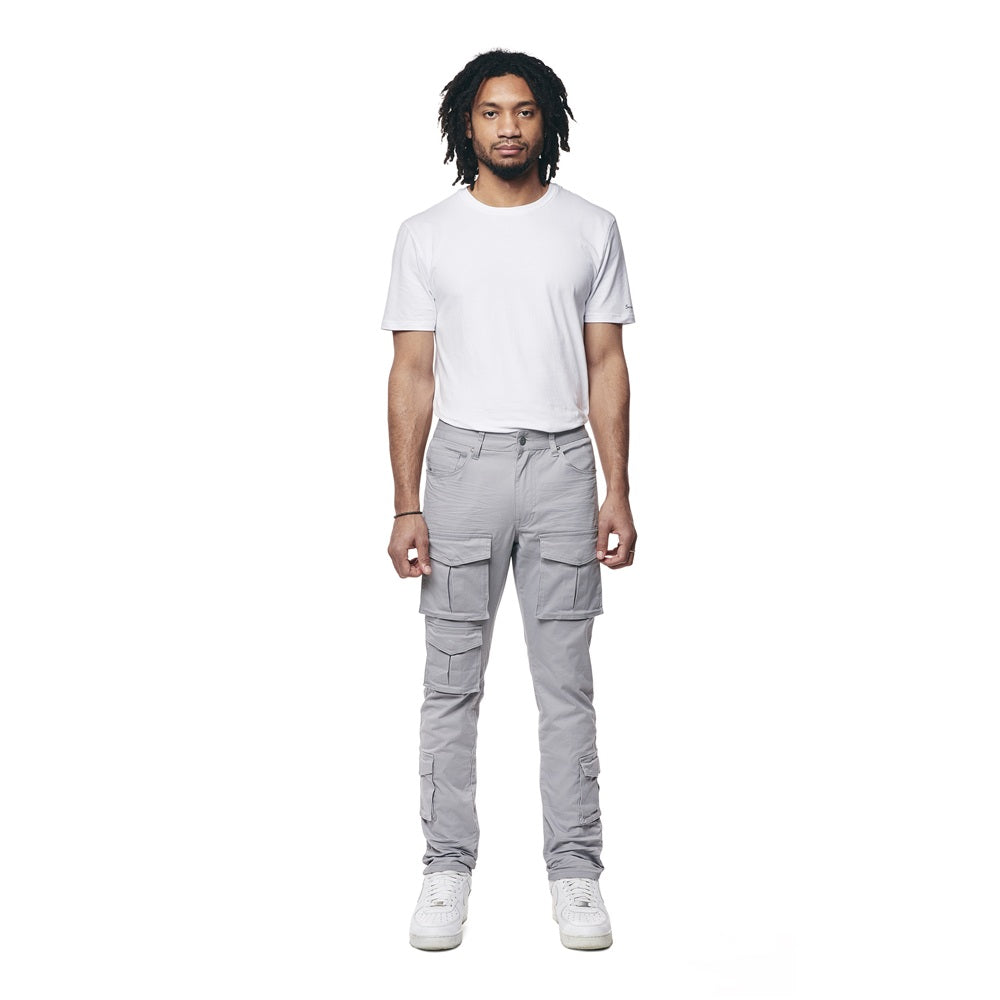 Smoke Rise 10 Pocket Slim Twill Pants - Ultimate Grey