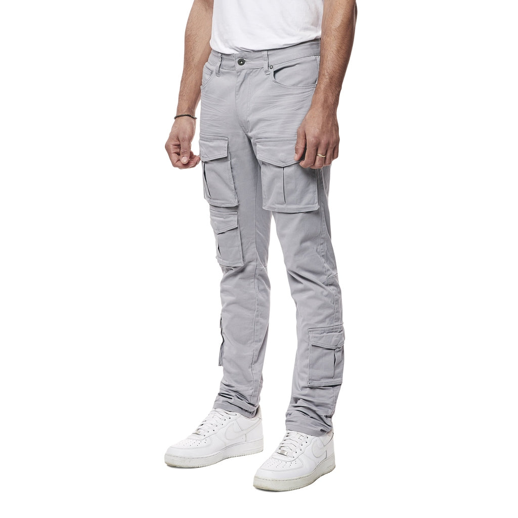 Smoke Rise 10 Pocket Slim Twill Pants - Ultimate Grey