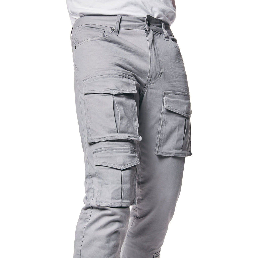 Smoke Rise 10 Pocket Slim Twill Pants - Ultimate Grey