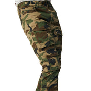 Smoke Rise 10 Pocket Slim Twill Pants - Wood Camo