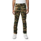 Smoke Rise 10 Pocket Slim Twill Pants - Wood Camo