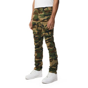 Smoke Rise 10 Pocket Slim Twill Pants - Wood Camo