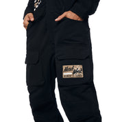 Smoke Rise Pit Stop Twill Jumpsuit - Black