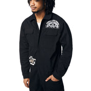 Smoke Rise Pit Stop Twill Jumpsuit - Black