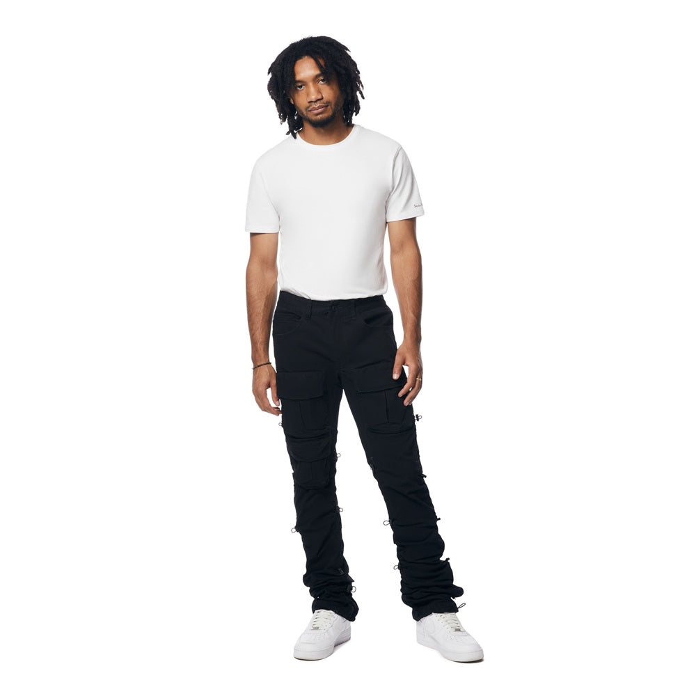 Smoke Rise Utility Bungee Twill Pants - Black