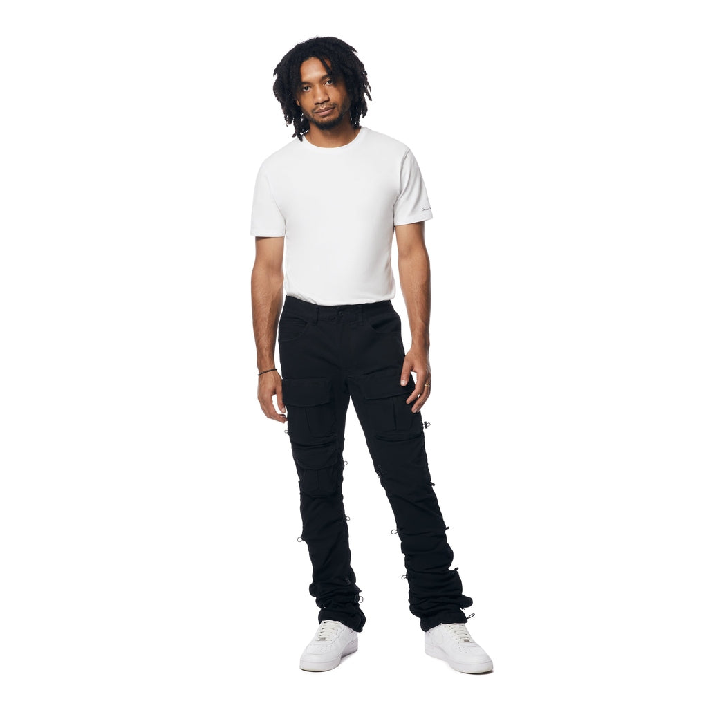 Smoke Rise Utility Bungee Twill Pants - Black