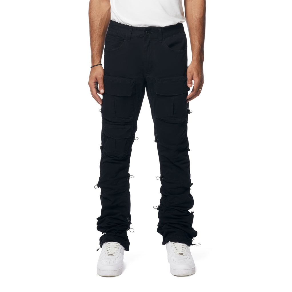 Smoke Rise Utility Bungee Twill Pants - Black