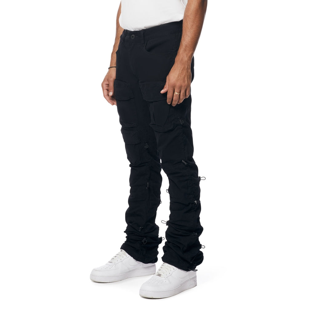 Smoke Rise Utility Bungee Twill Pants - Black
