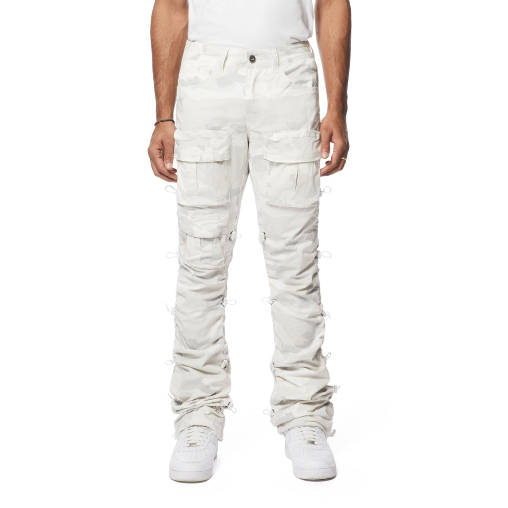 Smoke Rise Utility Bungee Twill Pants - White Camo