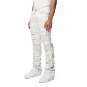 Smoke Rise Utility Bungee Twill Pants - White Camo